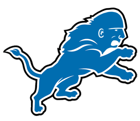 Detroit Lions Manning Face Logo fabric transfer